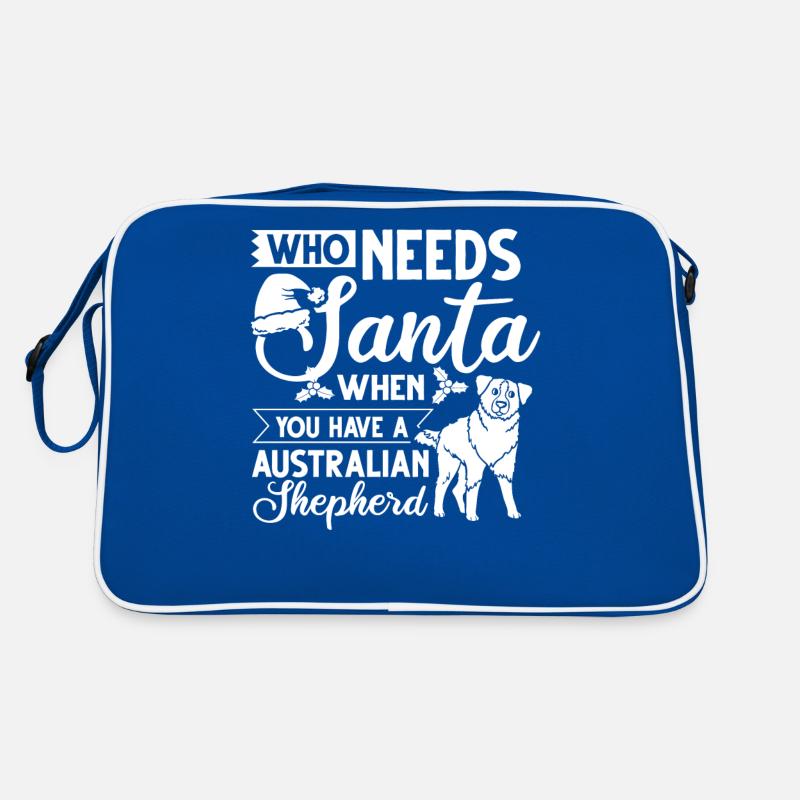 Berger Australien Noël Chien Chiot Sac Retro