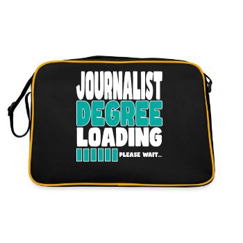 Journalist invites training - Retro Bag - black/gold - Back
