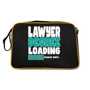 Lawyer invites training - Retro Bag - black/gold - Back