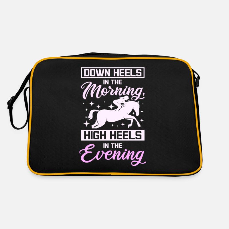 Talons bas talons hauts équitation Sac Retro
