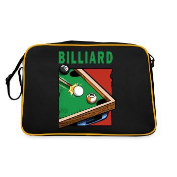 Billiard Billiard Table Billiard Player - Retro Bag - black/gold - Back
