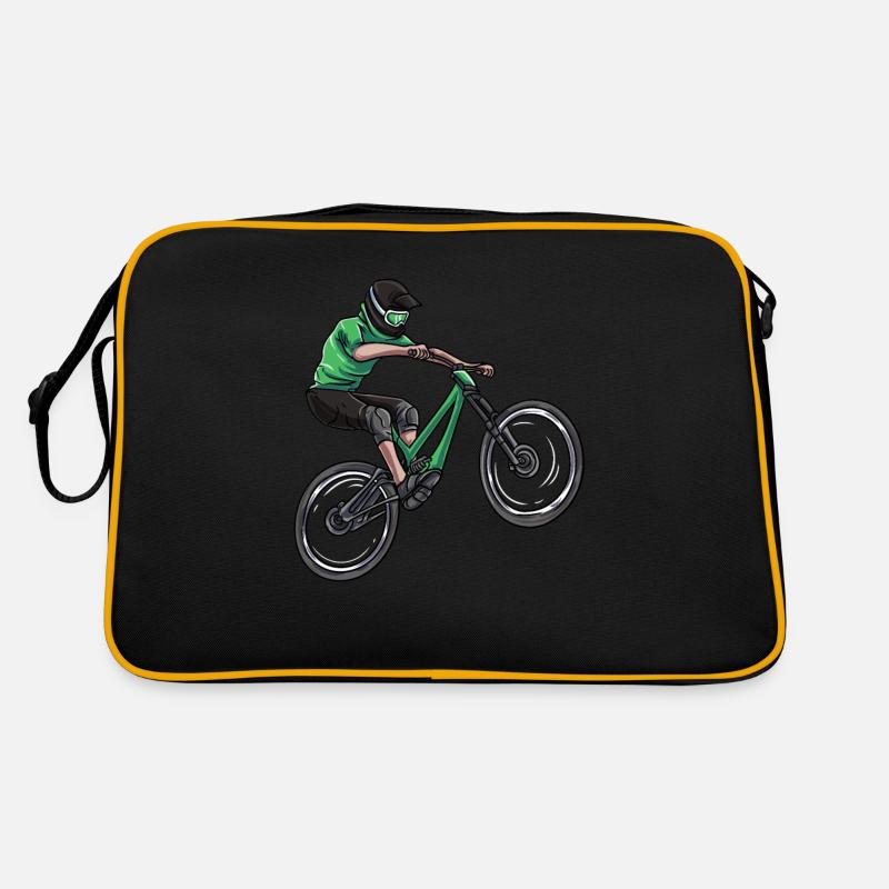 Mountainbiker MTB Retro Tasche