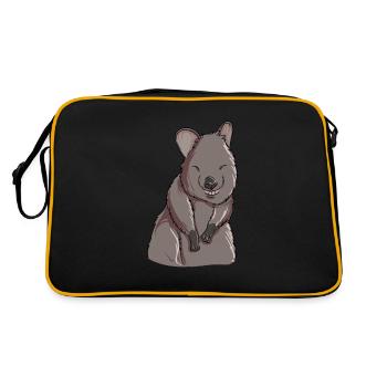 Quokka - Sac Retro - noir/or - Dos