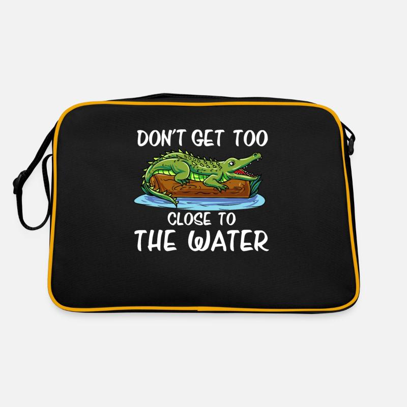 Crocodile bronzant Sac Retro