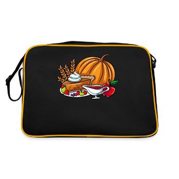 Food Table - Retro Bag - black/gold - Back