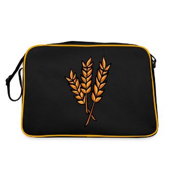 Cereal harvest - Retro Bag - black/gold - Back