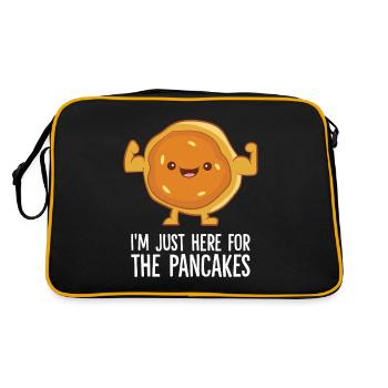 Je ne suis là que pour les crêpes - Sac Retro - noir/or - Dos