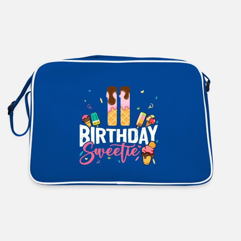 11 ans Anniversaire Joyeux anniversaire Crème glacée Sac Retro