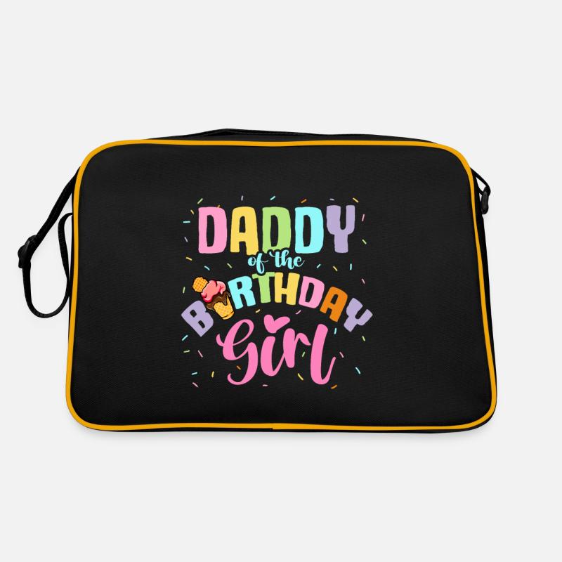 Eiscreme Papa Geburtstagskind Eis B-Day Party Retro Tasche