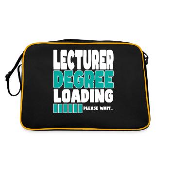 Lecturer invites training - Retro Bag - black/gold - Back