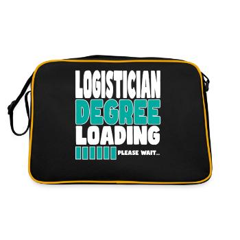 Logistician invites training - Retro Bag - black/gold - Back
