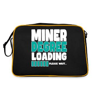 Miner invites training - Retro Bag - black/gold - Back