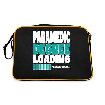 Paramedic invites training - Retro Bag - black/gold - Back