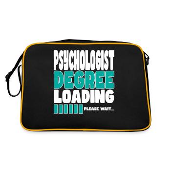 Psychologist invites training - Retro Bag - black/gold - Back