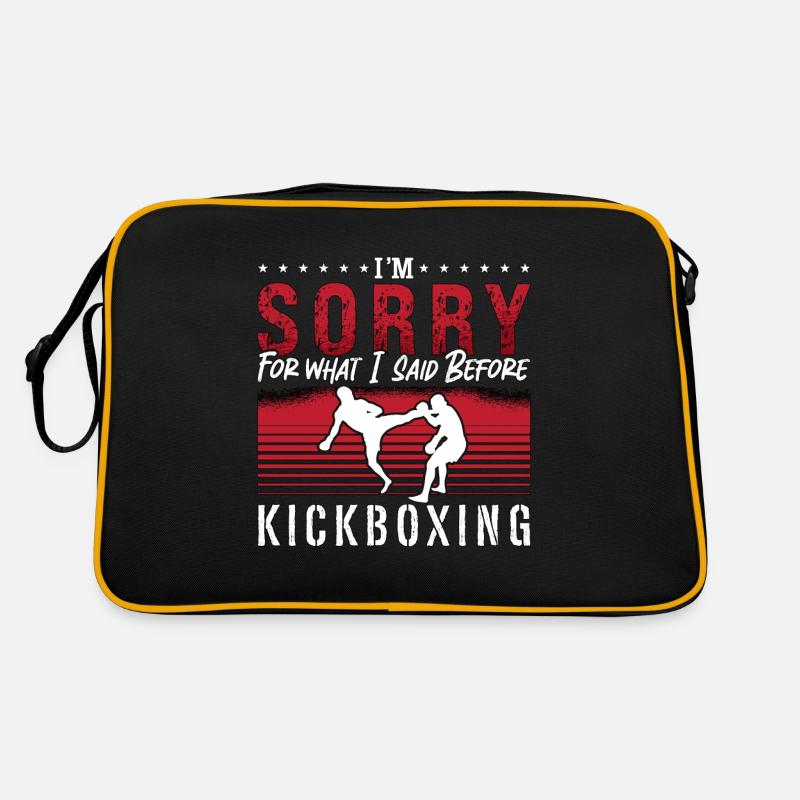 Kickboxing I'm Sorry For What Kickboxer Boxing Retro Tasche