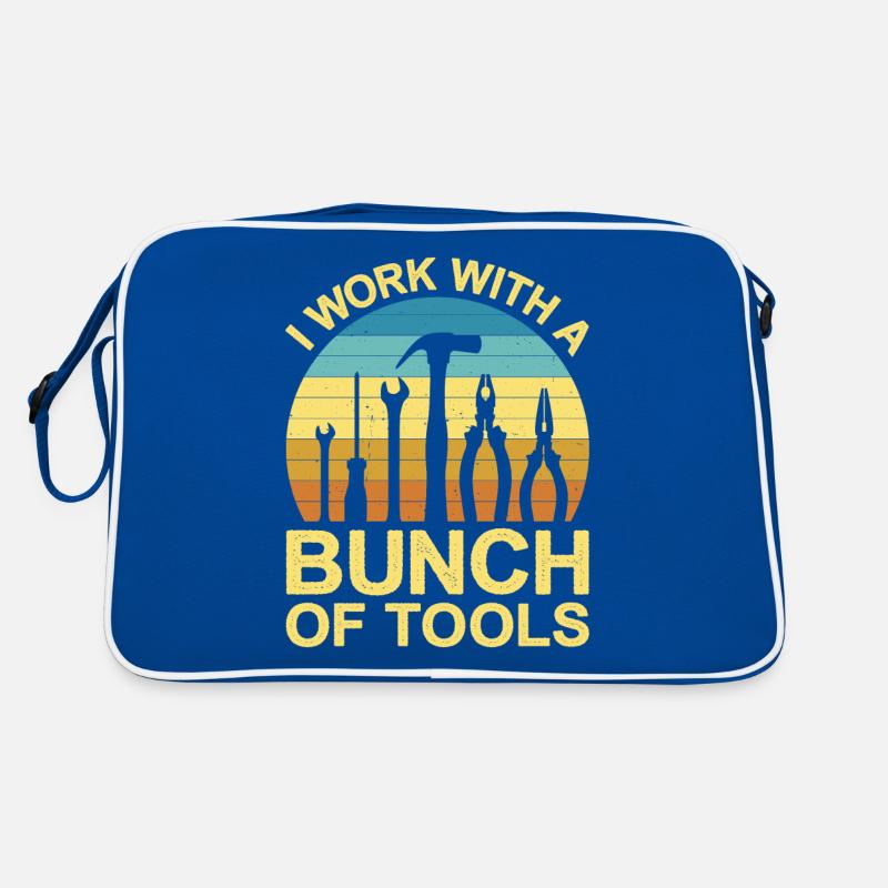 I work with a bunch of tools 12 Retro Bag