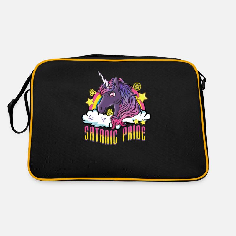 Satanic Pride I Creepy Cute Unicorn Sac Retro