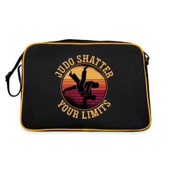 Judo Shatter Your Limits Fighter Karate Retro - Retro Bag - black/gold - Back