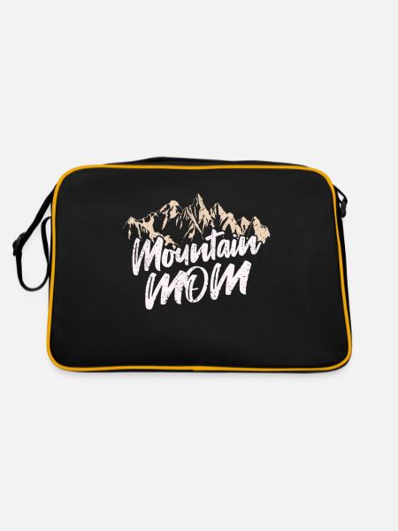 Father Mountaineering Mountain mom - Retro Bag - black/gold - Back