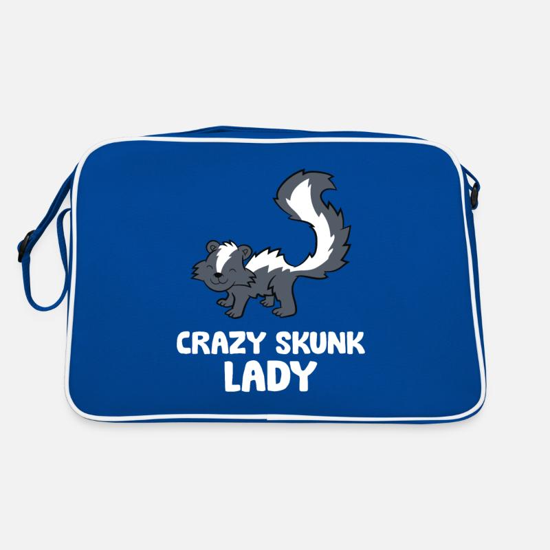 Crazy Skunk Lady Retro Bag