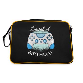 Niveau 4 Cadeau d’anniversaire de jeu - Sac Retro - noir/or - Dos