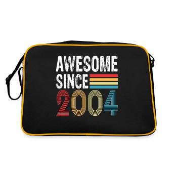 Awesome Since 2004 Birthday 2004 Vintage 2004 - Retro Bag - black/gold - Back