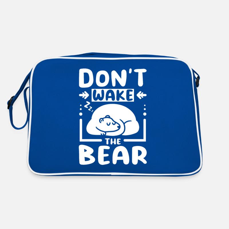 Don't wake the bear Retro Tasche