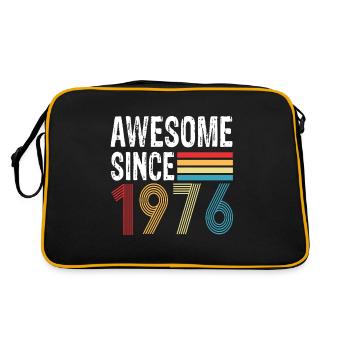 Génial depuis 1976 Anniversaire 1976 Millésime 1976 - Sac Retro - noir/or - Dos