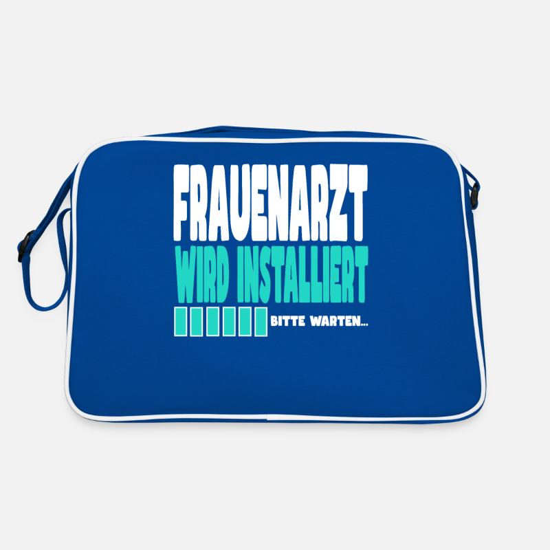 Frauenarzt wird installiert Retro Tasche