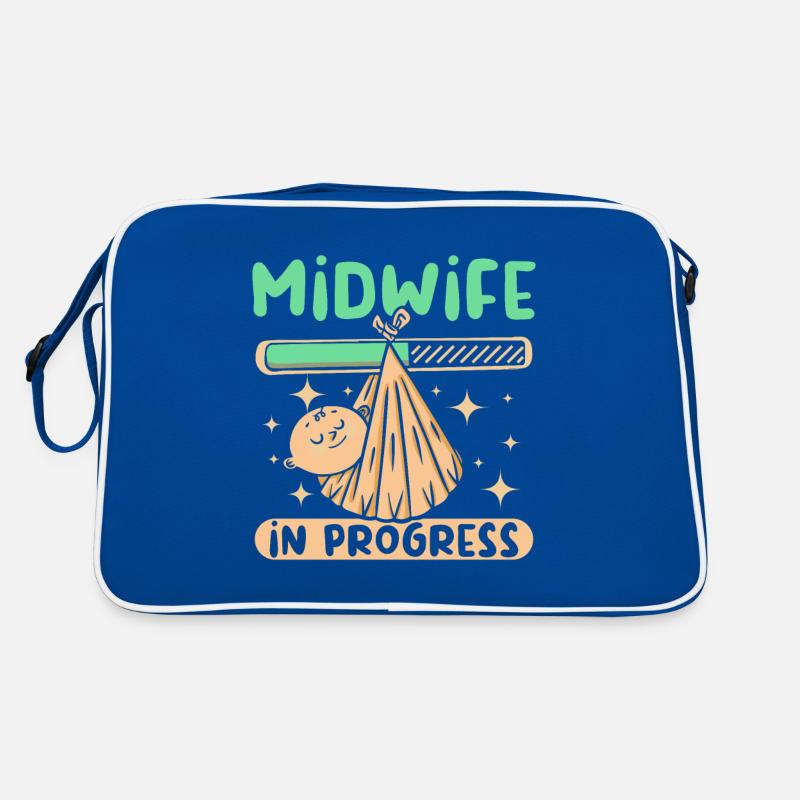 Midwife in progress Retro Bag