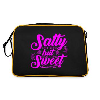 Salty but Sweet 12 - Retro Bag - black/gold - Back