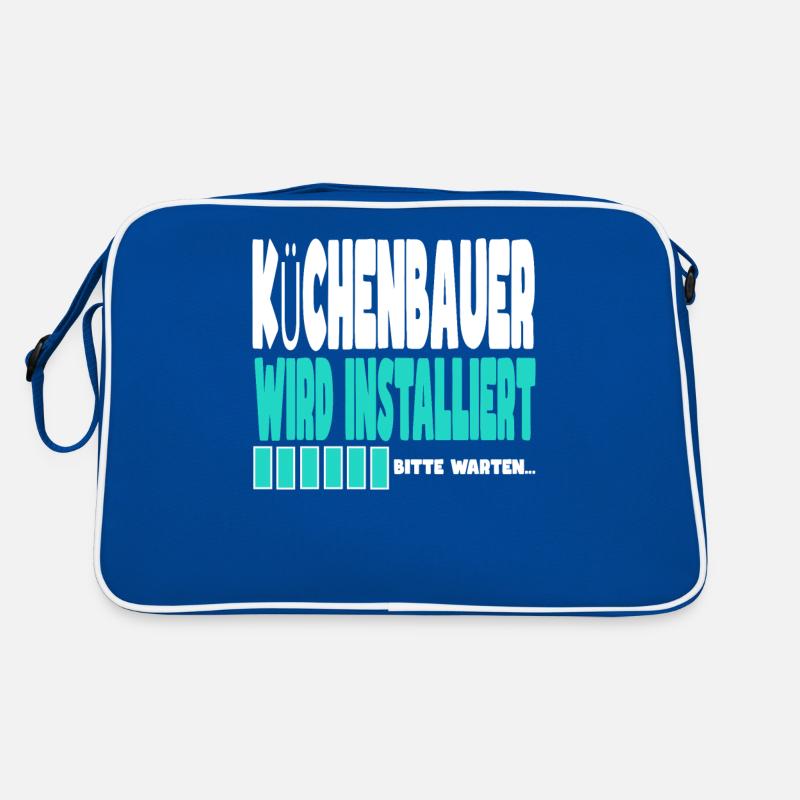Kutscher wird installiert Retro Tasche