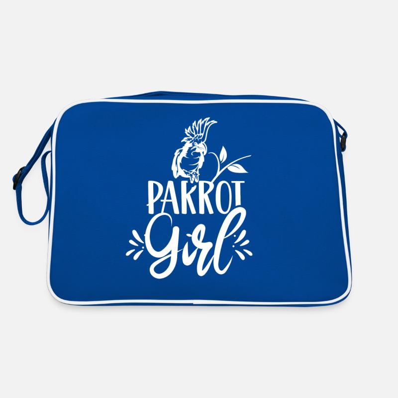 Perroquet Fille Perroquets Animal de compagnie Doux Sac Retro