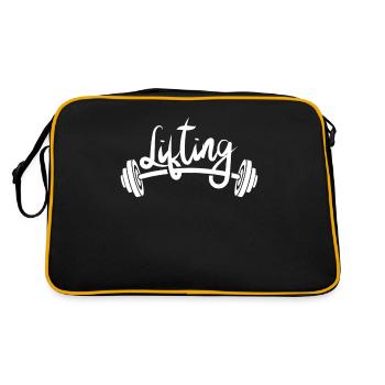 Lifting Haltérophilie Gym Entraînement d’haltérophile - Sac Retro - noir/or - Dos
