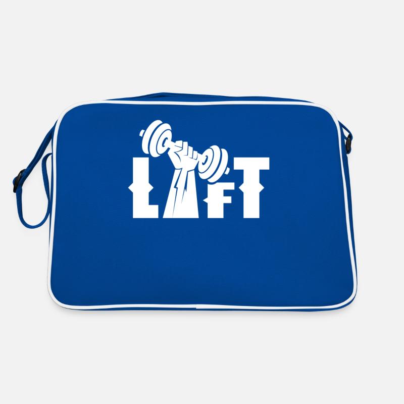 Lift Workout Vektløfting Vektløfting Gym Retro veske