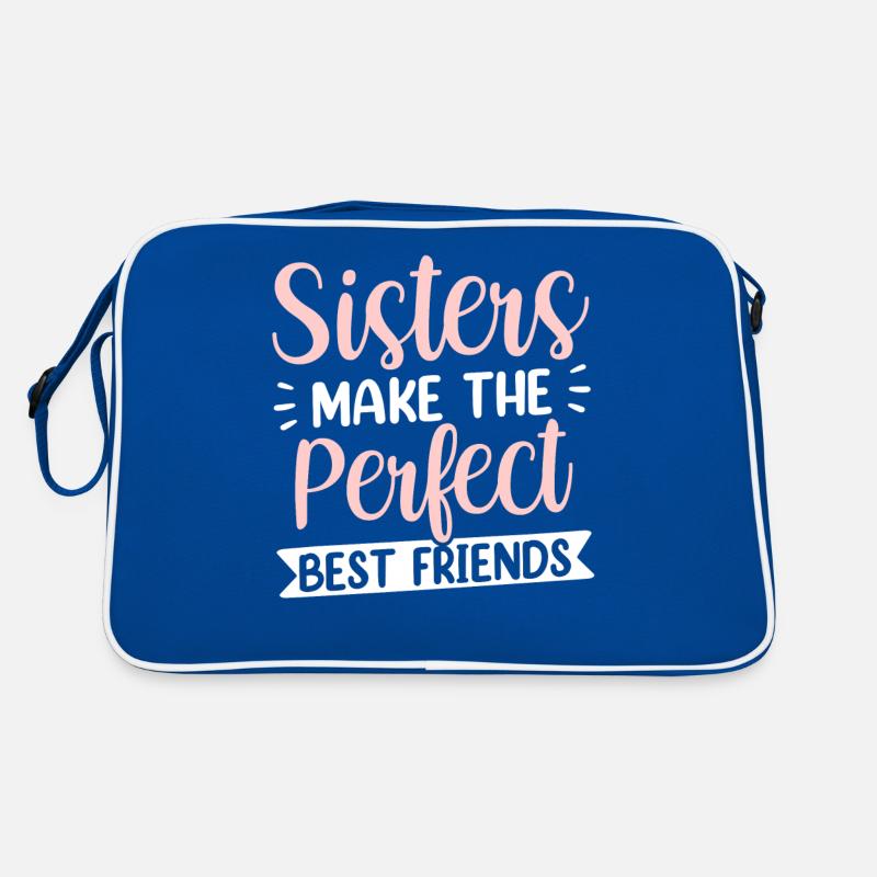 Les sœurs sont l’équipe parfaite des meilleures amies Sac Retro