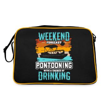 Bateau ponton - Sac Retro - noir/or - Dos