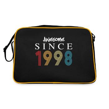 Génial depuis 1998 Anniversaire 1998 Millésime 1998 - Sac Retro - noir/or - Dos