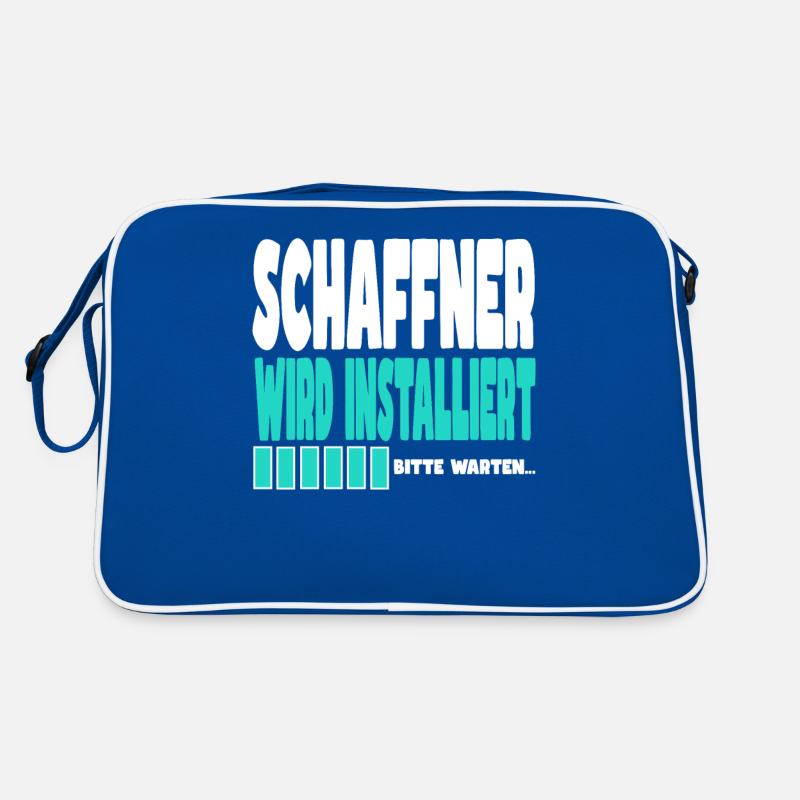Schaffner wird installiert Retro Tasche