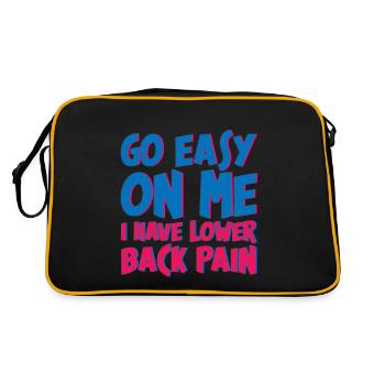 Allez-y doucement avec moi J’ai mal au bas du dos 4 - Sac Retro - noir/or - Dos