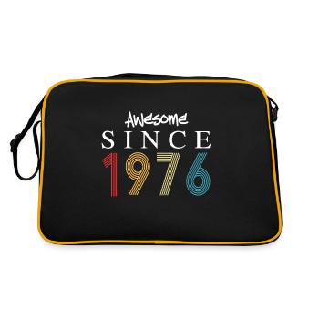 Génial depuis 1976 Anniversaire 1976 Millésime 1976 - Sac Retro - noir/or - Dos