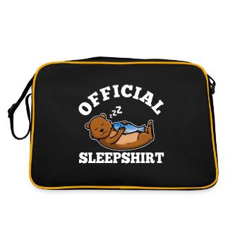 Official sleepshirt Otter - Retro Bag - black/gold - Back