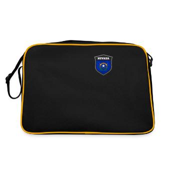 Nevada - Retro Bag - black/gold - Back