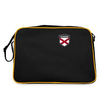 Alabama - Retro Bag - black/gold - Back