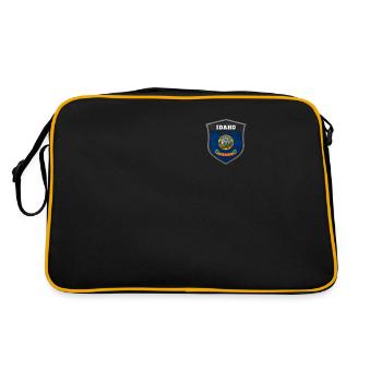 Idaho - Retro Bag - black/gold - Back