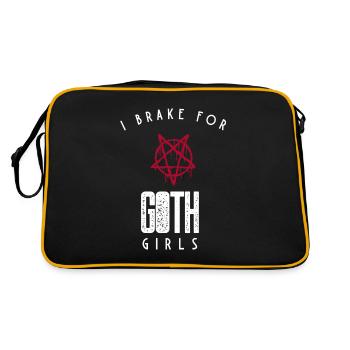 Gothic Lover I Brake pour les filles gothiques - Sac Retro - noir/or - Dos