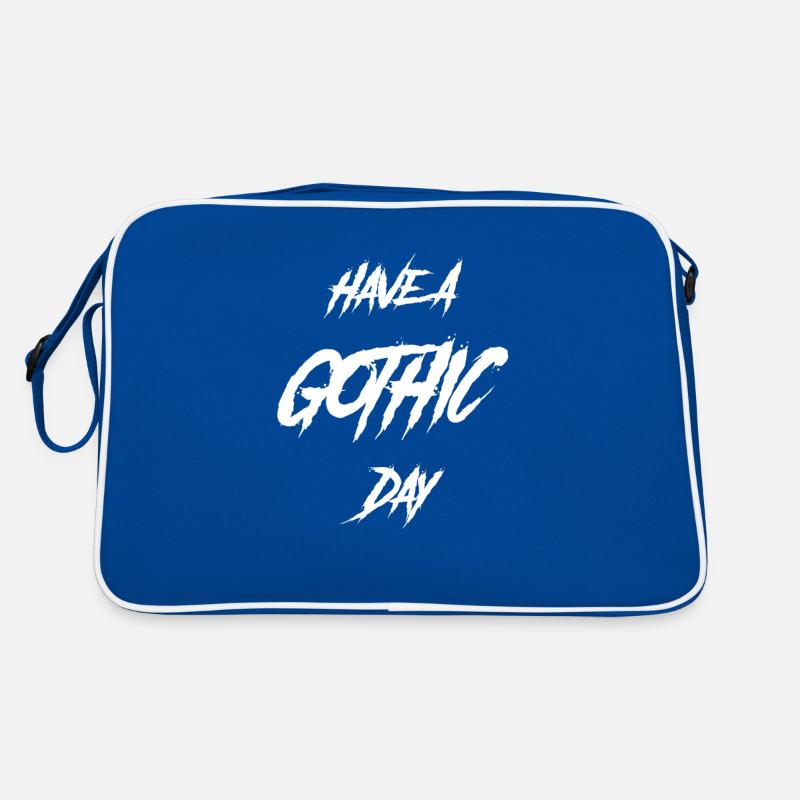 Grufti-Spruch Funny Have A Gothic Day Retro Tasche