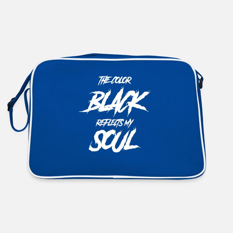 Gothic Lover La couleur noire reflète mon Sac Retro