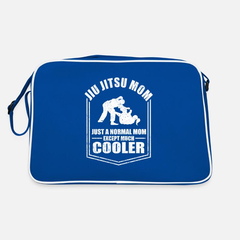 Jiu Jitsu Mama Lustige Mutter Sprüche Muttertag Retro Tasche