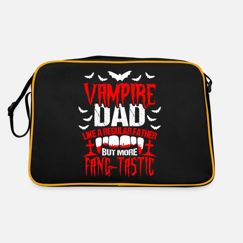 Vampir Papa Halloween Retro Tasche